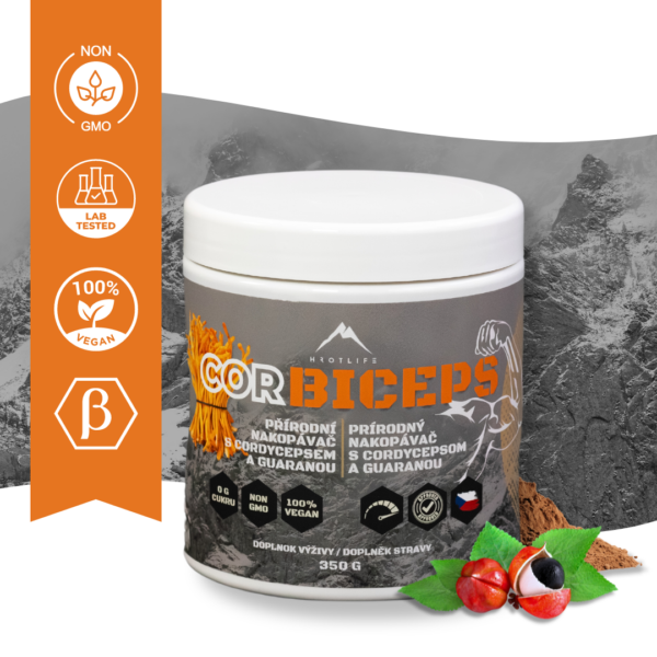 CORBICEPS Hrotlife – prírodný nakopávač s Cordycepsom