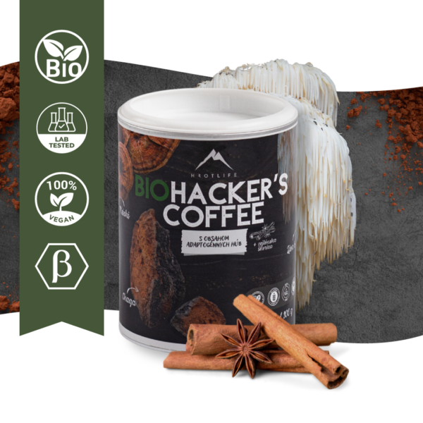 Káva s Reishi, Chagou a Hericium – Biohacker´s coffee 100g