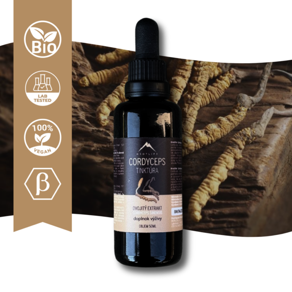 Cordyceps tinktúra Hrotlife BIO 50ml