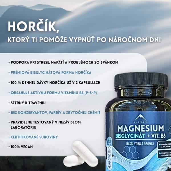 Magnesium bisglycinat ucinky