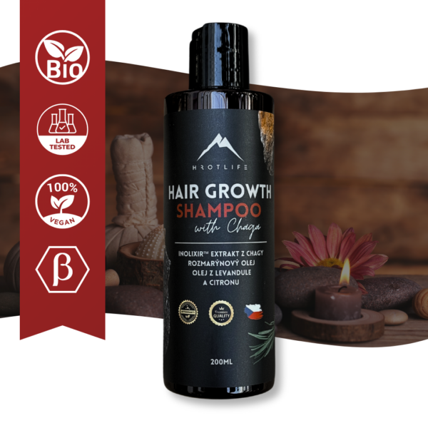Šampón pre rast vlasov s Chagou Hrotlife 200 ml - Image 3